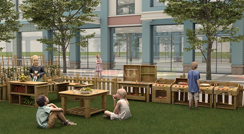 幼兒園戶外教室兒童販賣區(qū)